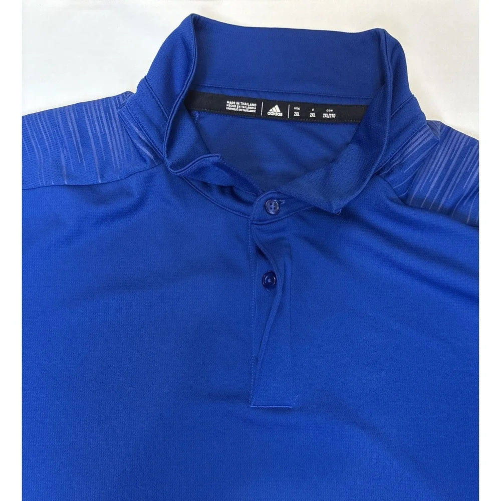 Adidas Short Sleeve Royal Blue Climalite T-shirt Mens Size‎ 2XL